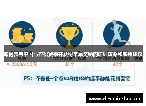 如何参与中国马拉松赛事并获得丰厚奖励的详细攻略和实用建议